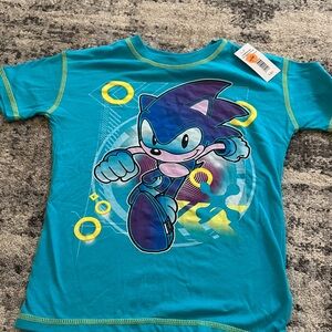 Kids' Turquoise Sonic Graphic Short-Sleeve Tee